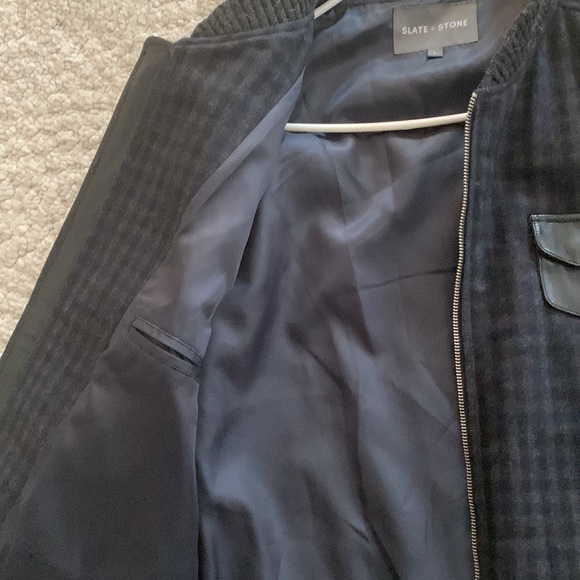 Slate &Stone mens large wool jacket used once looks sharp - Picture 6 of 14